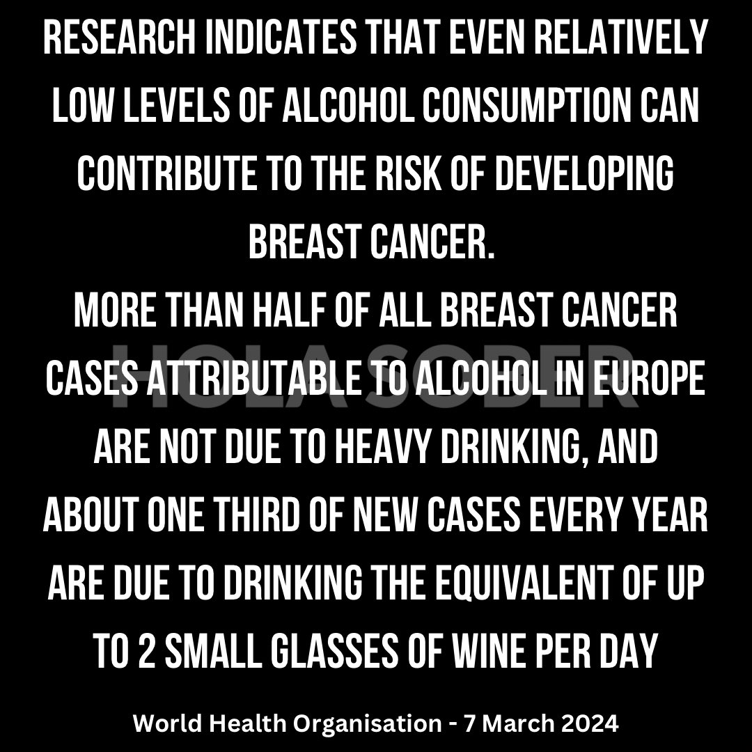 Choosing to stop drinking altogether is one of the best gifts you can give yourself. It not only improves your physical health but also boosts your mental well-being.  #SelfCare #BreastCancerAwareness #sobriety