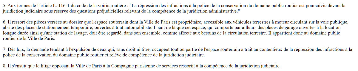 DLD7891's tweet photo. TC,17.06.24,C4312 : un espace souterrain appartient au DP routier dès lors que, notamment, il abrite des places de stationnement temporaire ouvertes à tout automobiliste, des places de garage ouvertes à la location longue durée et 1 station de lavage. Appréciation d'ensemble 1/2 https://t.co/negFVhWhge