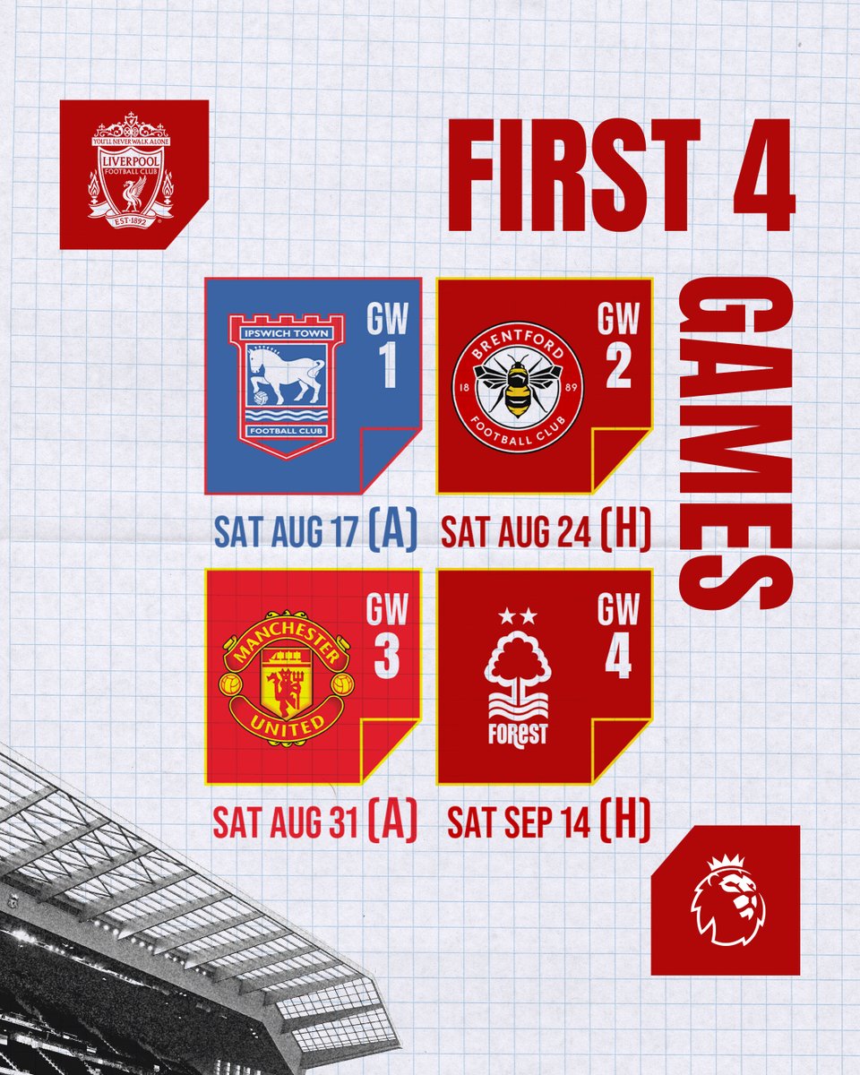 The first four 💪🗓️