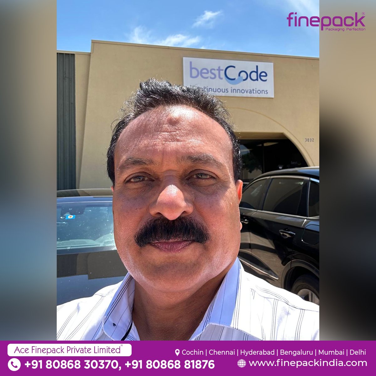 FinepackAce's tweet image. Finepack is excited to be at the BestCode Quantum launch in the US! The new BestCode Quantum's high-speed printing is set to revolutionize product marking.
#Finepack #BestCode #BestCodeQuantum #PrintingInnovation #ProductMarking #Coding