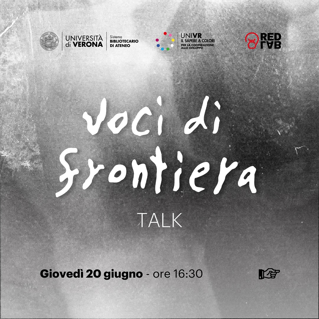 CDE Univr (@cdeunivr) on Twitter photo Il 20 giugno si celebra la Giornata Mondiale del Rifugiato.
Lo stesso 20 giugno si terrà alle ore 16:30 nell’aula 2.3 del polo  Zanotto il talk Voci di frontiera.
Bajed Kandala: la cooperazione  internazionale per lo sviluppo del benessere in una zona di frontiera. Il 20 giugno si celebra la Giornata Mondiale del Rifugiato.
Lo stesso 20 giugno si terrà alle ore 16:30 nell’aula 2.3 del polo  Zanotto il talk Voci di frontiera.
Bajed Kandala: la cooperazione  internazionale per lo sviluppo del benessere in una zona di frontiera.