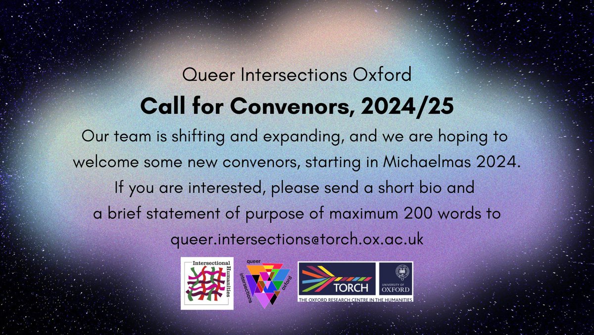 Queer Intersections Oxford tweet media