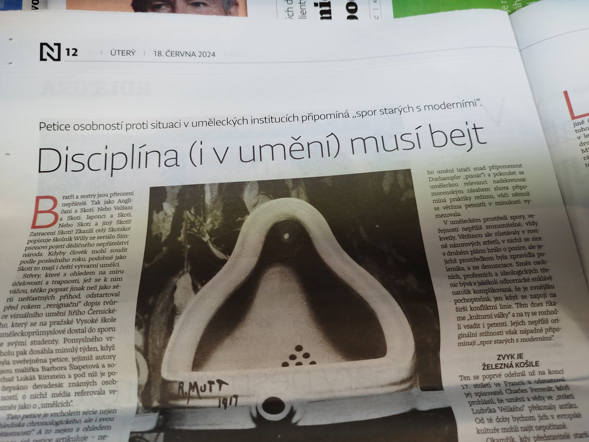 Na okraj jedné petice a jejích signatářů. Charta 2.0 se jaksi nekoná. 
denikn.cz/1454285/discip…