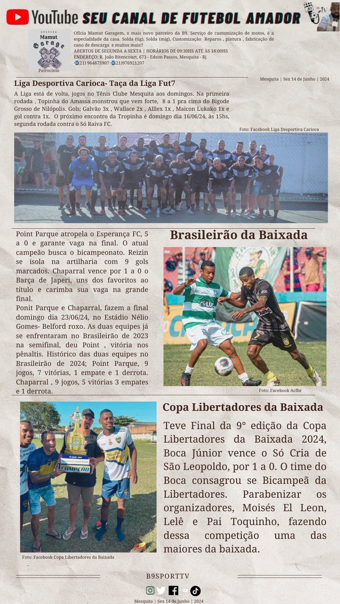 Giro de notícias da B9 📰🗞️
