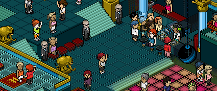 ScuroFamiglia's tweet photo. Who'd have thought that in 2024 we'd be back playing Habbo 2005 ? 😍

I'm delighted to be able to experience this exceptional moment !  @Habbo 

#Habbo https://t.co/BjILrOFTpZ