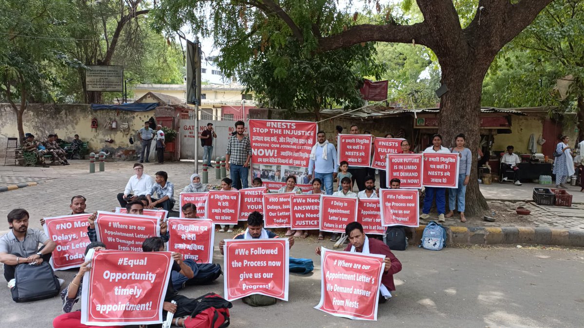 Subhasmita52381's tweet photo. Fulfilled all requirements and selected for EMRS, yet no appointment letter. Delays and lack of response from NESTS and Ministry officials are causing immense stress. We need urgent action.

@PMOIndia , @TribalAffairsIn , @jualoram , @nests_emrs , @EduMinOfIndia
 #We_Want_Joining https://t.co/BNjYzfsnEc