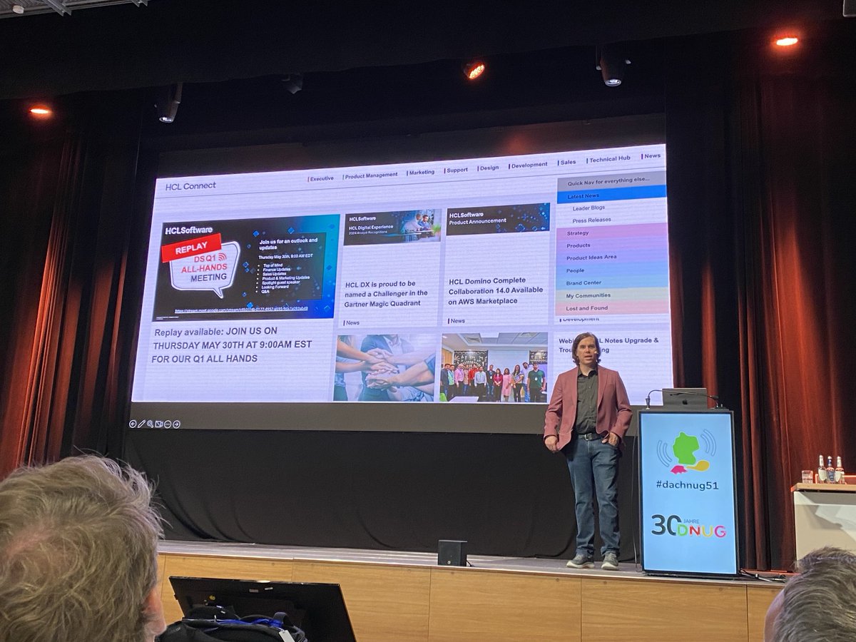 Drinking own champagne. Connections instance used by HCL themselves for internal communication and collaboration #dachnug51