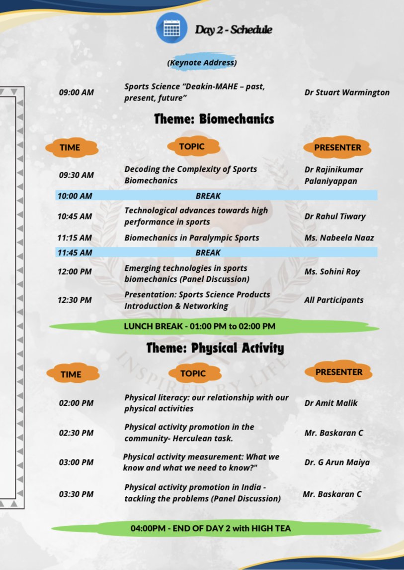 We are celebrating 10 years of existence! 💪💪

 We invite you to participate in our 1st International Sports Science Conference to commemorate this milestone.

<a href="/IndiaSports/">Dept of Sports MYAS</a>
<a href="/IndiaSportsHub/">IndiaSportsHub</a>
<a href="/ScienceforSport/">Science for Sport</a>
<a href="/BCCI/">BCCI</a>
@indiaSportss
<a href="/sai4india/">SAIIndia</a>