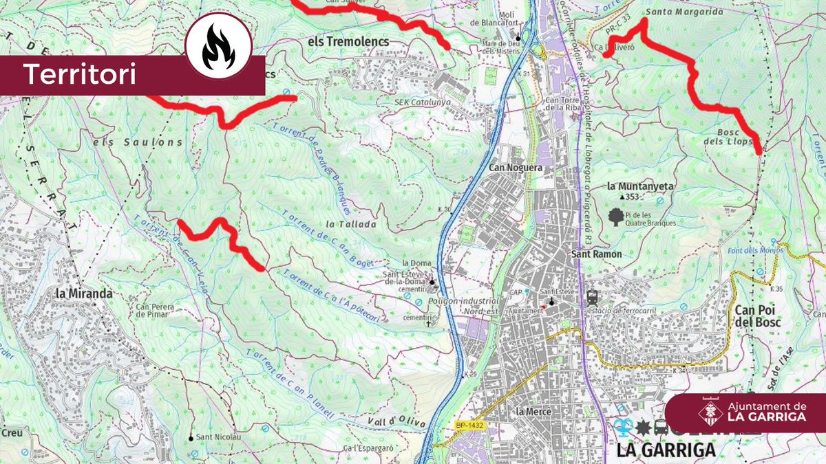 🔥❌Aquesta setmana quedaran enllestides les tasques de neteja i arranjament dels terrenys forestals de #laGarriga per tal d'evitar incendis.

▶️lagarriga.cat/actualitat/cam…