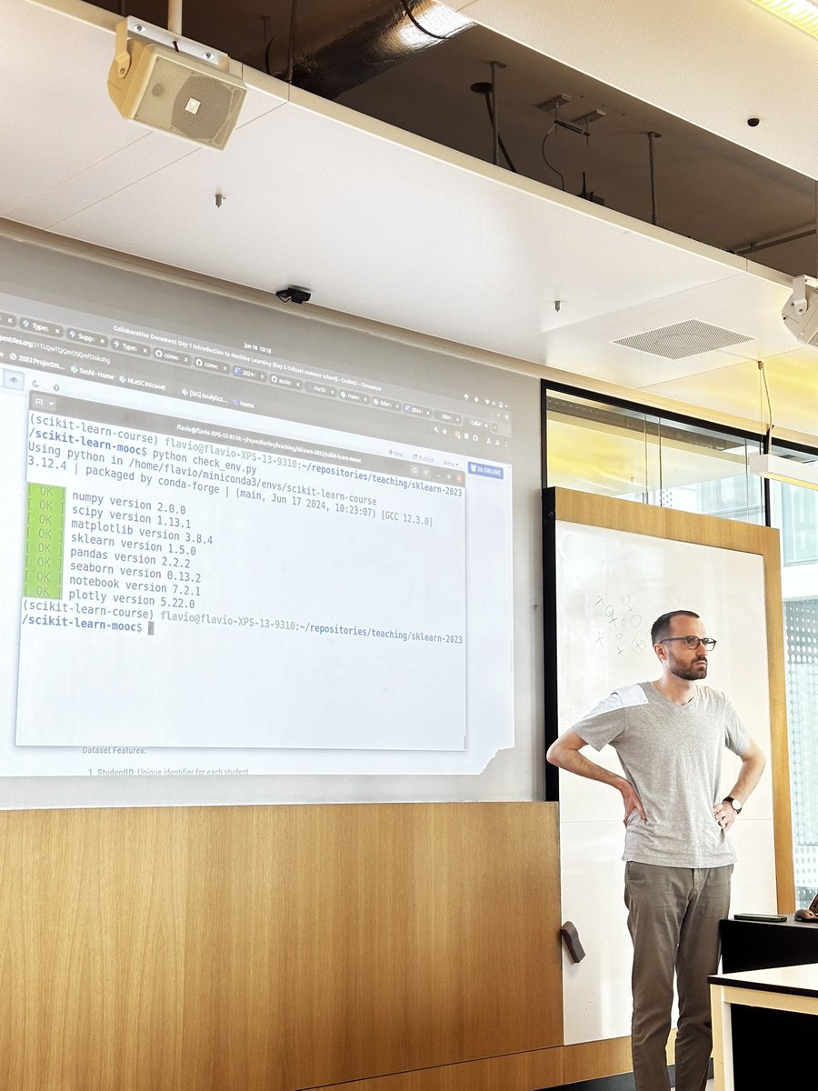 ODISSEI_nl's tweet image. Day 2 of our SICSS-ODISSEI summer school🥁

We have started an intensive 2-day training on #machinearning by @eScienceCenter 💻