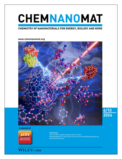 #OnTheCover Biodegradability of Carbon Nano-Onions by Human Myeloperoxidase and Photo-Fenton Process (ChemNanoMat 6/2024) (R. Kurapati, S. Giordani et al.) <a href="/RKBiomaterials/">Kurapati's Biomaterials</a> <a href="/tvmiiser/">IISER Thiruvananthapuram</a> onlinelibrary.wiley.com/doi/10.1002/cn…