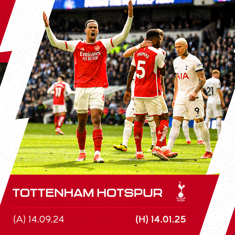 Arsenal's tweet photo. 🗓️ Save the dates!
