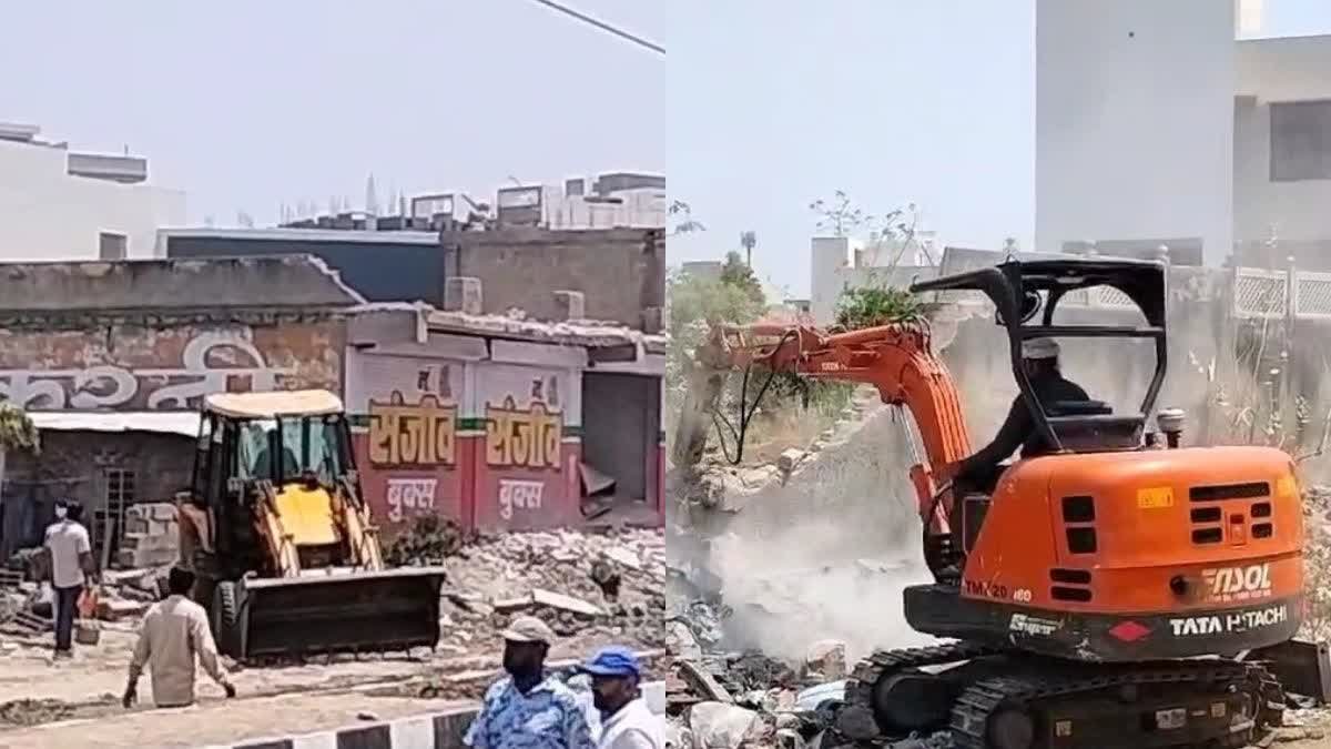 ETVBharatRJ's tweet image. राजधानी में जेडीए की बड़ी कार्रवाई, मानसरोवर क्षेत्र में 251 अवैध निर्माणों पर चला बुलडोजर etvbharat.com/hi/!state/jaip… @jdajaipur #Rajasthan #Rajasthannews #JaipurDevelopmentAuthority @INCRajasthan @BJP4Rajasthan @RajCMO