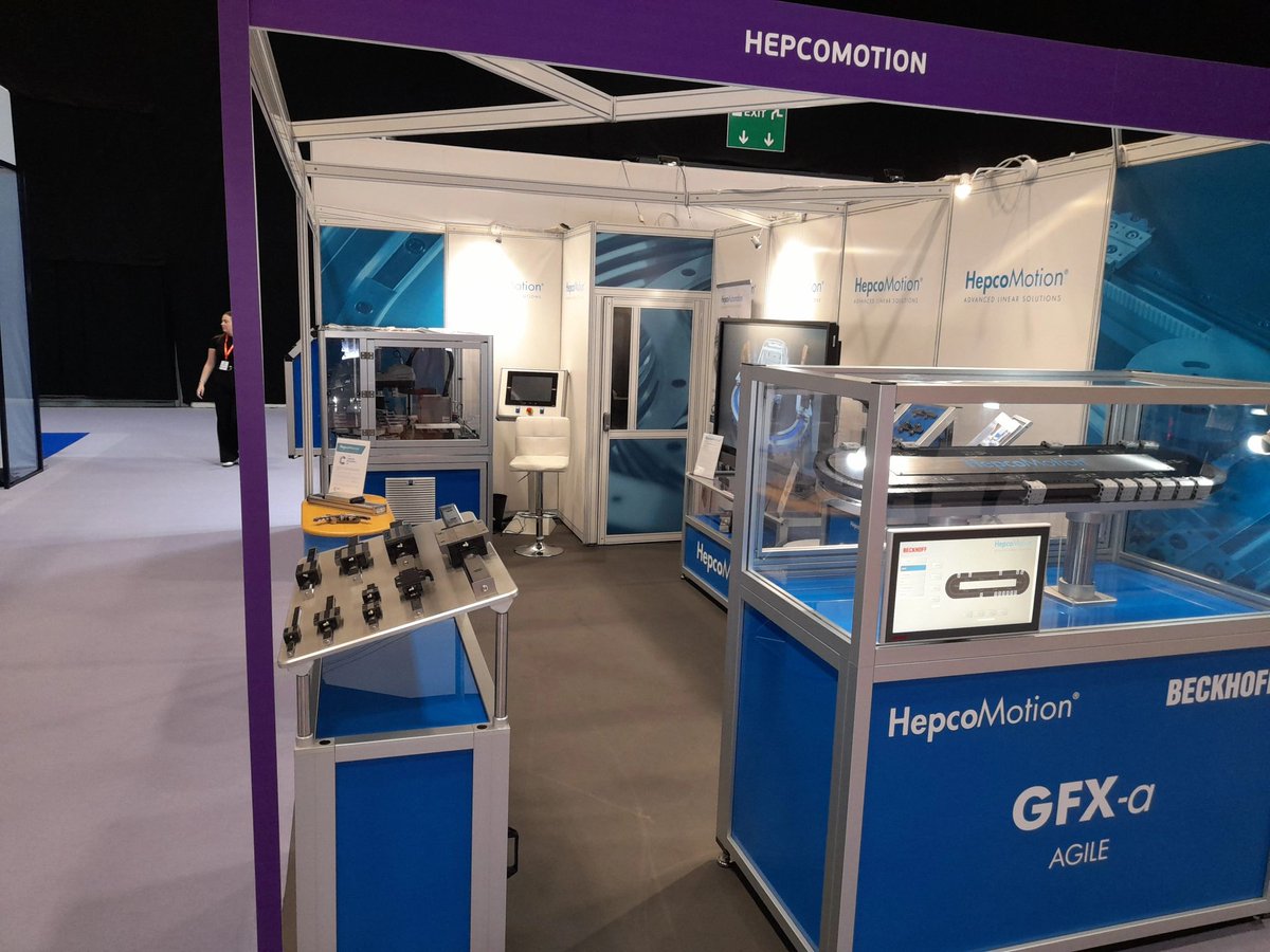 HepcoMotion's tweet photo. Automation UK is underway! Our UK team are ready and waiting to discuss your application needs at stand F22.
@theautomationuk #AutomationUK2024 #automation #exhibition #tradeshow #HepcoMotion https://t.co/OYcdmpfQyu