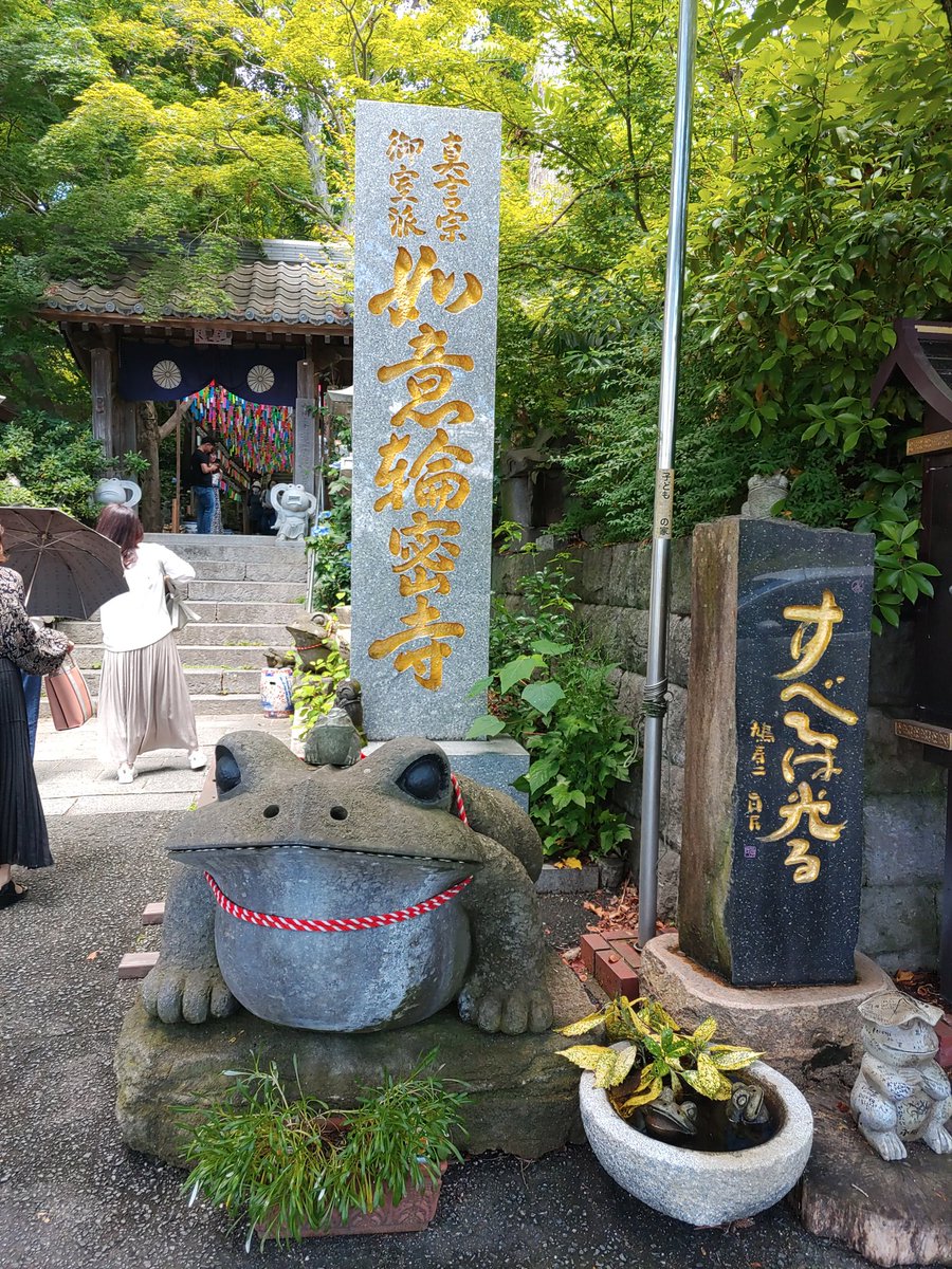 lapteil2's tweet photo. 行ってみたかったかえる寺にも行けて満足🐸
これからレントン達の待つ東京に帰ります✈ https://t.co/dctKBlOJ0Z