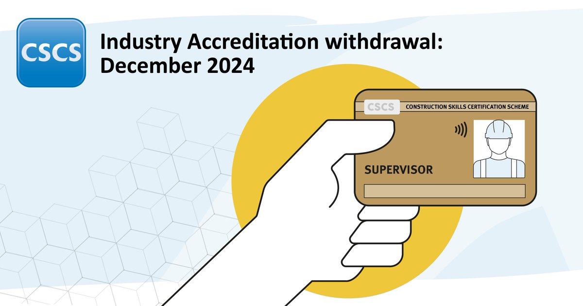 If you hold a CSCS Supervisor card via Industry Accreditation (IA) did you know there are enhanced grants packages available to you via CITB for specific supervision NVQs/SVQs?

These qualifications can be delivered through various modes - citb.co.uk/levy-grants-an…