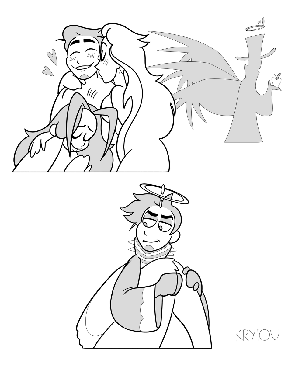 krylovladislava's tweet photo. Day 1 Forbidden fruit / Wings @adamsappleweek 
 I am already late for the start of Adamsapple week, but I really want to be a part of it and at least draw something inspired by the event.
#adamsappleweek2024 https://t.co/RPEoVcvAhp