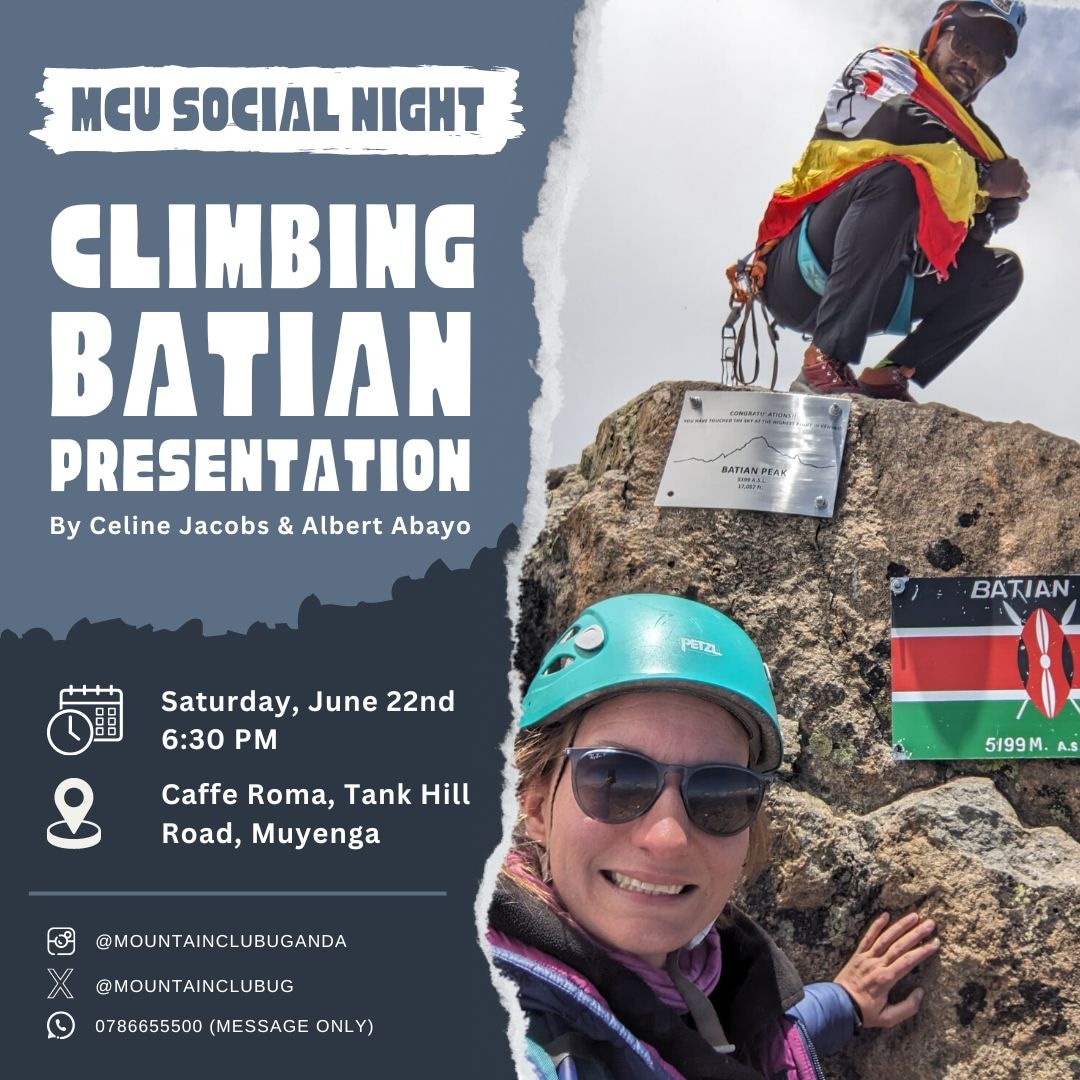 Join us for a night of peak drama &amp; spine-tingling mountain tales at our next MCU Social Night happening on Saturday 22nd June! ⛰️🧗🏽‍♀️🤩

Our members, Celine &amp; Albert, have been on some amazing expeditions lately, and they can't wait to share their stories and photos with you!