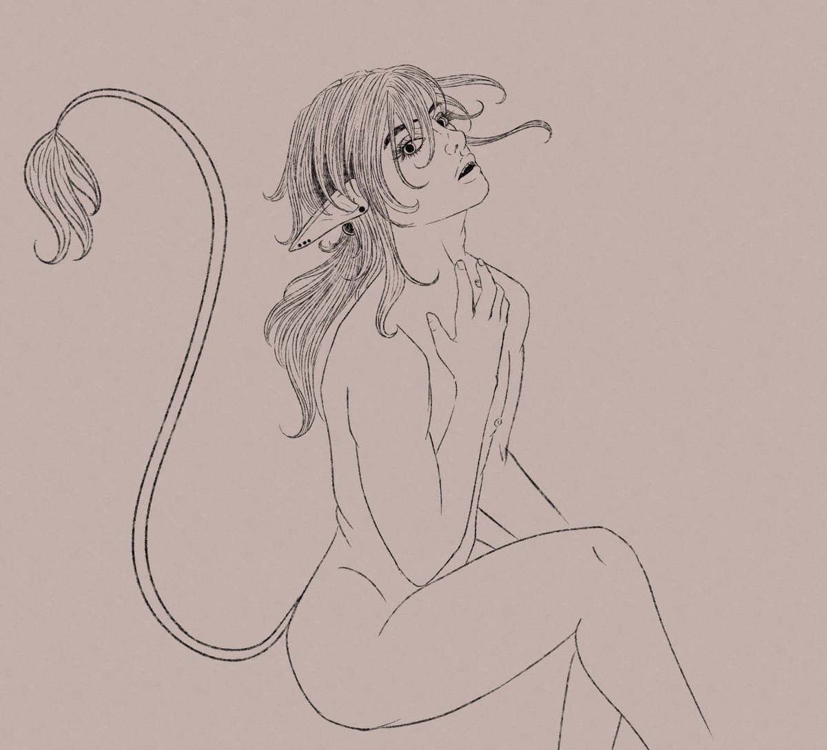 MellyGates's tweet photo. My current WIP for my OC Nev, the little elf who fell in love with the Lich King who, with every touch, is slowly killing Nev over time 😭

#oc #ocart #commissionsopen #myart #art #elfart #digitalart #artistsontwt #ArtistOnX #lineart #sketch #drawing #originalcharacter https://t.co/i3D7FFjdeg
