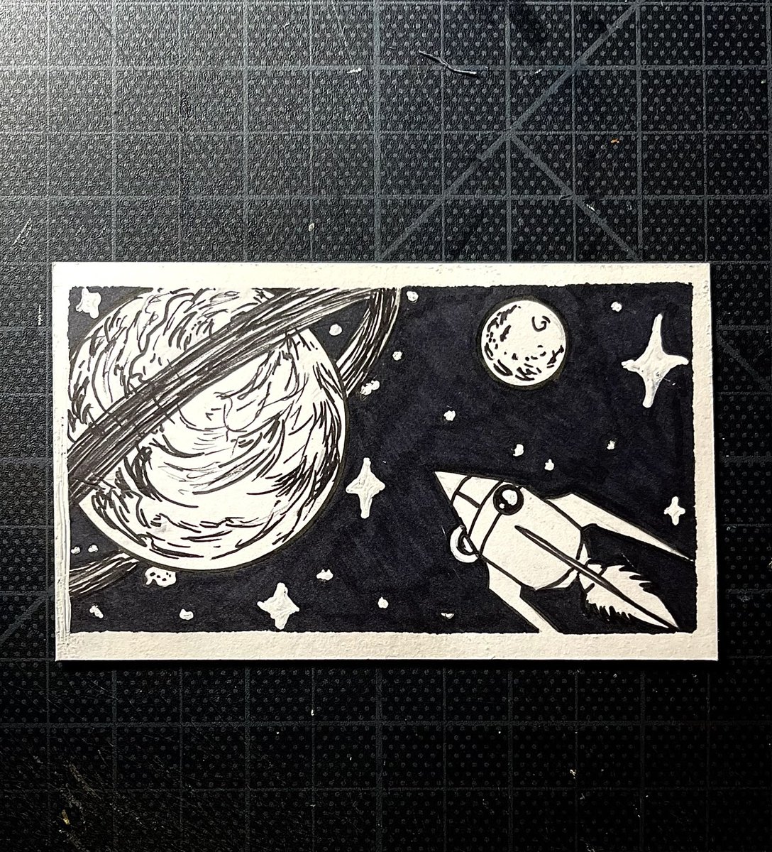 cactusfruitart's tweet photo. Space… the final frontier…
#drawing #ink #inkdrawing #pencil #inkig #sketching #art #artist #maker #illustration #illustrator #space #spacescape #imagination https://t.co/h9OMwr1NyC