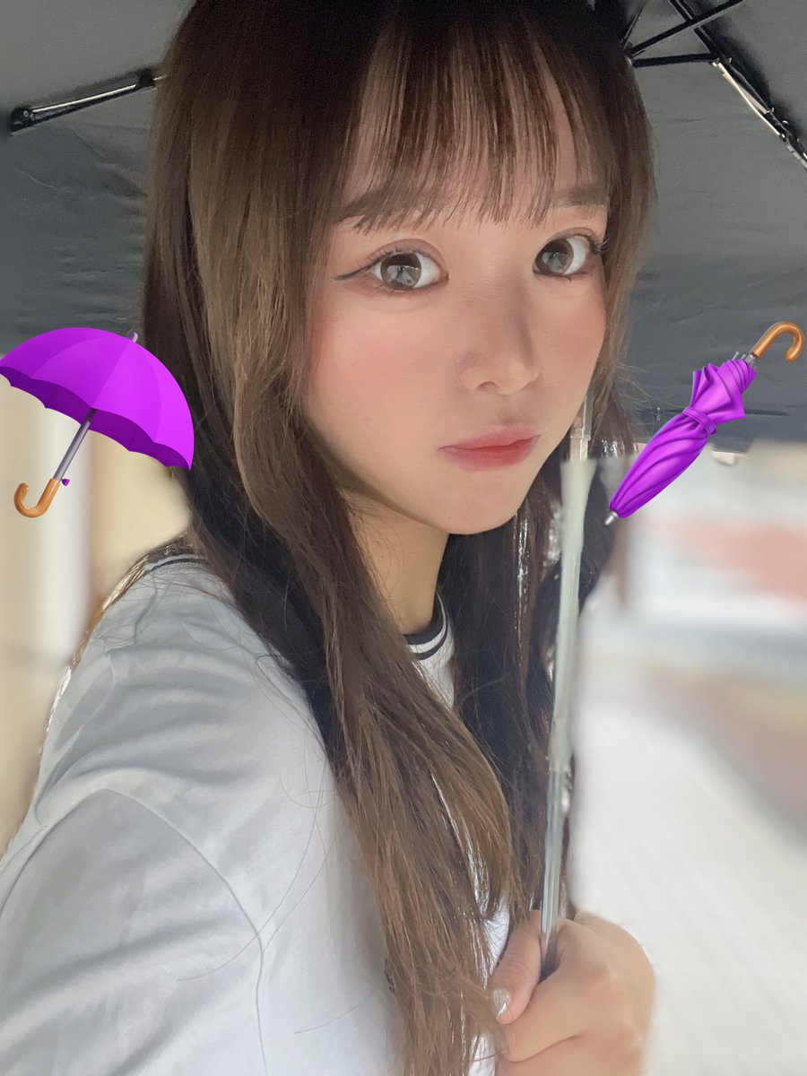 皆電車に傘忘れないでよっ！！👀🌧️