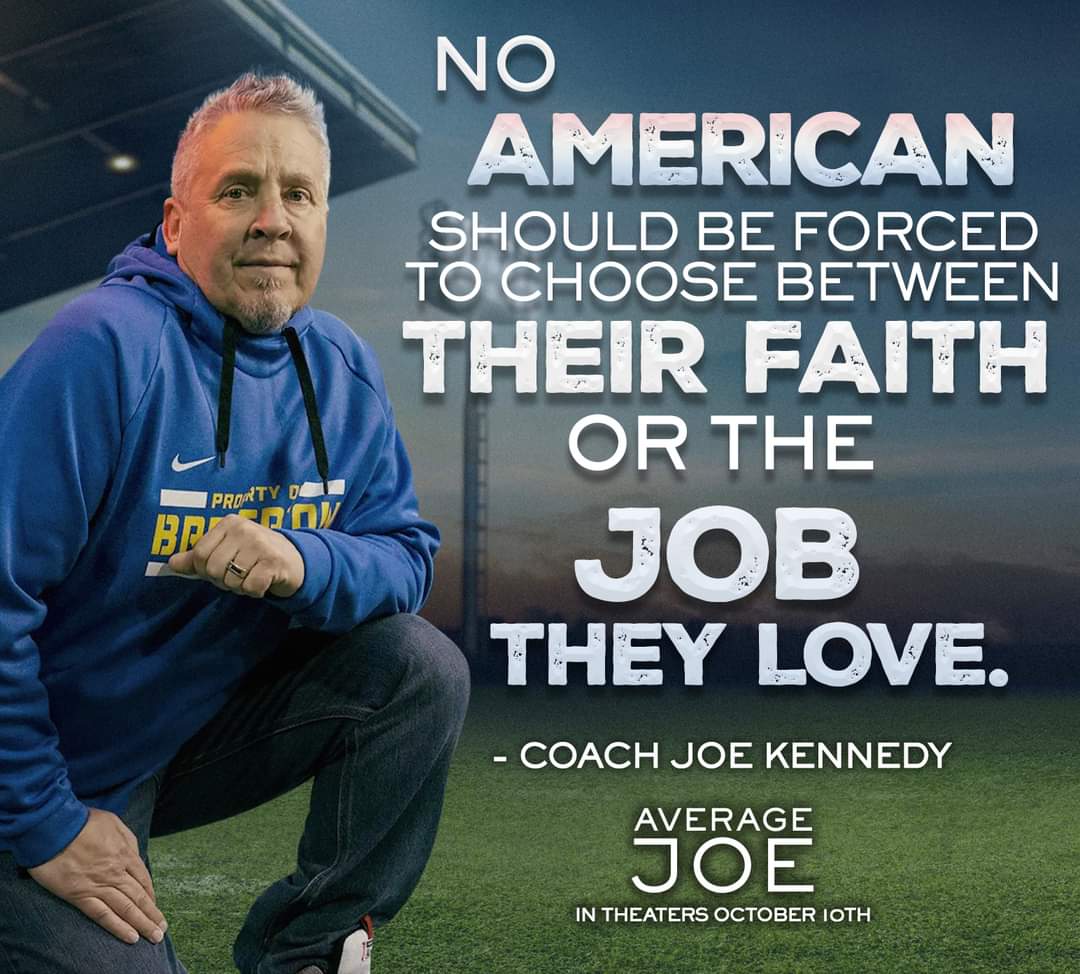 Meet Coach Joe Kennedy: School officials at Bremerton High School (BHS) suspended—and later fired—football coach Joe Kennedy because he prayed a brief, quiet prayer after football games. 

averagejoe.movie

#faith #firstamendment #ConstitutionalRights #AverageJoeMovie