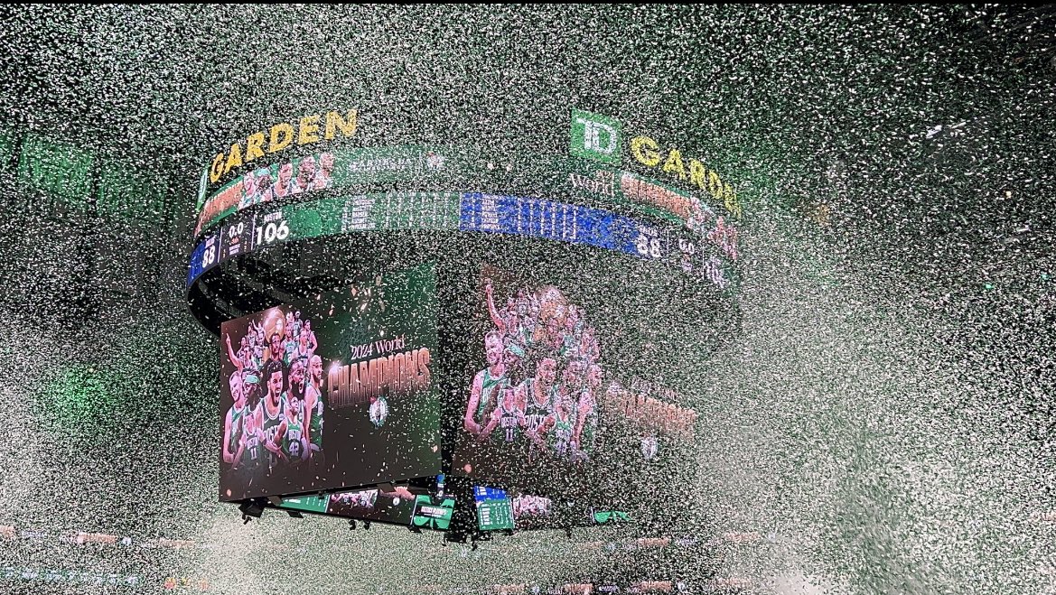 Thomas_Carrieri's tweet image. “How much confetti do you want to order?”

Celtics Ownership: “Yes”