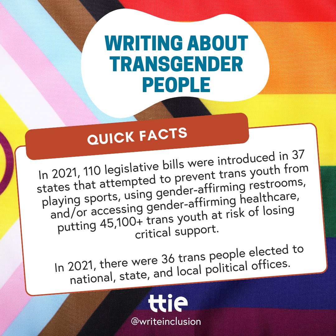 June is Pride Month!

Check out our factsheets on Bisexual People + Transgender People, as well as our other factsheets on the LGBTQIA+ Community:

writeinclusion.org/factsheets