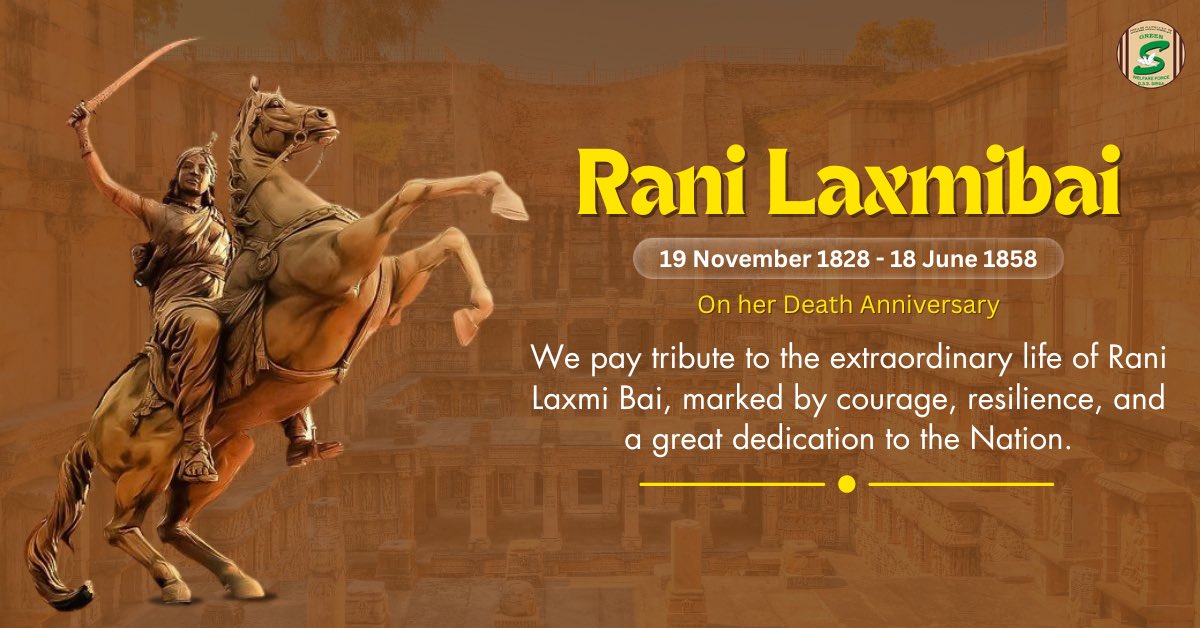 Fiercely patriotic and brave, ‘Jhansi ki Rani’, Rani Lakshmi Bai fought British oppression with all her might. Heartfelt tributes to the brave daughter of the nation, who, despite immense adversities, fulfilled her duty towards the nation with utmost dedication.