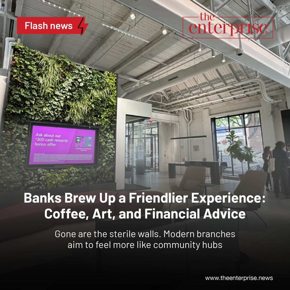 AtTheEnterprise's tweet image. To know more, read the full article on #theenterprise

theenterprise.news/bfsi/banking/b…

#Banking #BranchTransformation #CommunityFocus #CustomerExperience #globalbusiness #theenterprisenews #followformore #global #finance