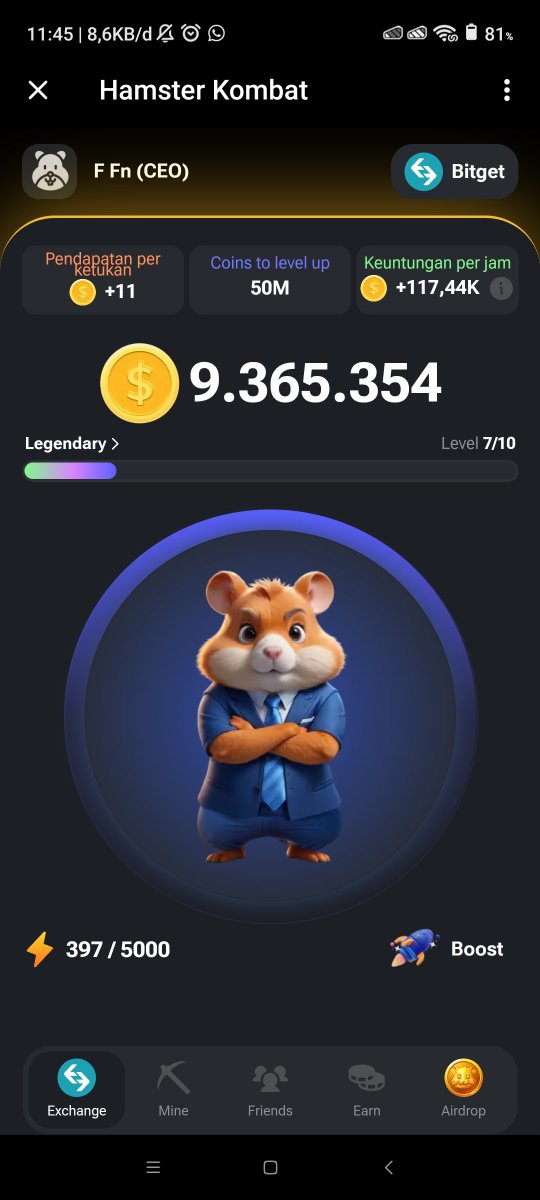 Join new airdrop

t.me/hamSter_kombat…

#HAMSTERKOMBAT #hamster #airdropcoin