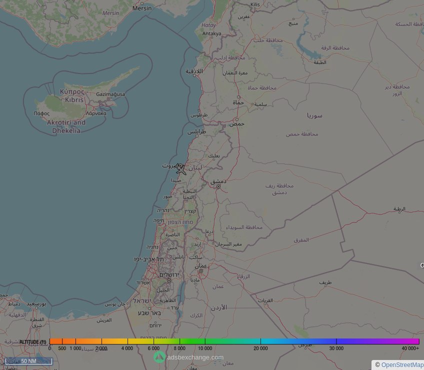 IntelskyB's tweet image. 🇺🇸 United States Air Force ✈️ GLF5 ( Gulfstream C-37A ) (01-0030, #AE115E) as flight #SPAR75 was just spotted over 🇱🇧 Mount Lebanon, #Lebanon.

🔴 Live tracking:
global.adsbexchange.com/?icao=AE115E

🖼️ by doppio.sh