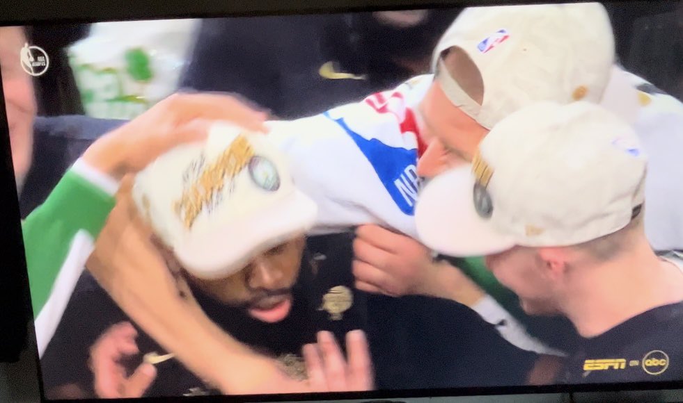 Jalen!! MVP!! Yeaaaaaaaaaa #finalsmvp <a href="/celtics/">Boston Celtics</a>