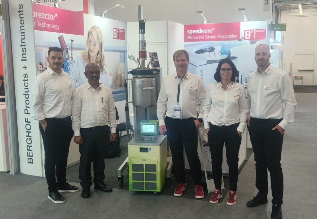 sricolabworld's tweet photo. 🌟 It was an absolute pleasure meeting the incredible teams from JULABO GmbH, Elma Schmidbauer GmbH, #2mag, Witeg Labortechnik GmbH and Berghof Products + Instruments at ACHEMA 2024 in Germany last week! 🌟
Wishing all the teams the very best in your endeavors.....!
#ACHEMA2024 https://t.co/lQSK7Op7YU