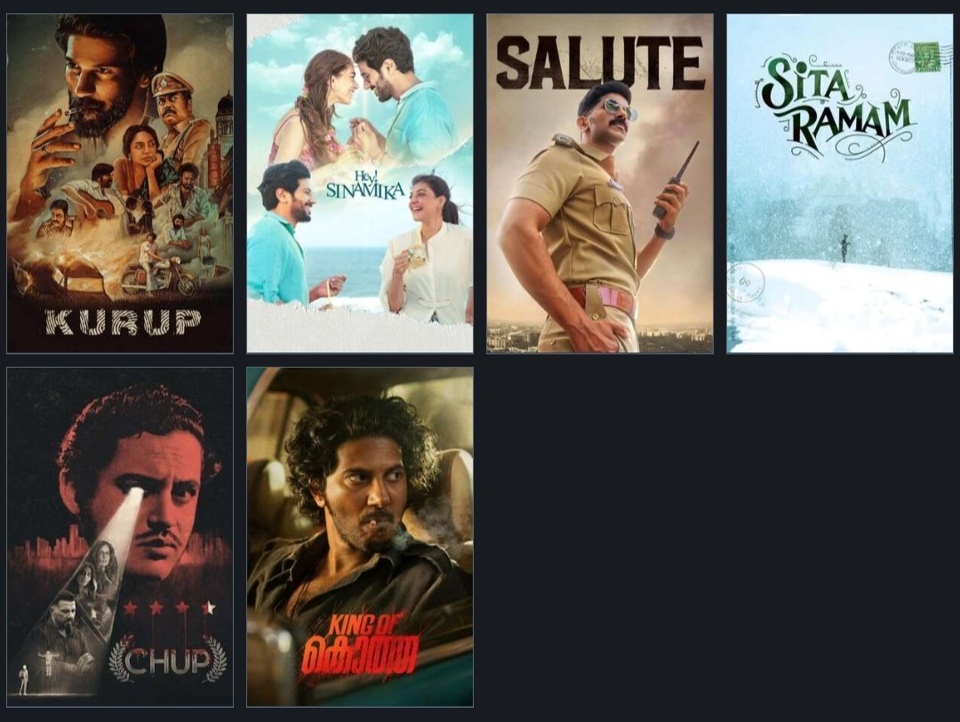 realNiveD's tweet photo. Post Pandemic Movies Of #DulquerSalmaan !!

Choose the Best &amp; Worst !! https://t.co/bhwvYK1pFw