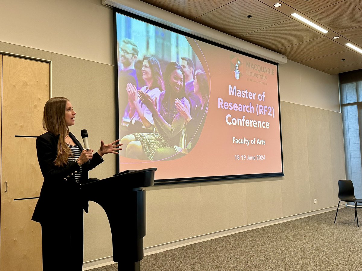 It was an honour, a privilege and a joy to host our <a href="/ArtsMResMQ/">Arts Master of Research</a> Master of Research Conference today! It was a day filled with brilliant ideas, fantastic research projects, wonderful people and our truly fantastic <a href="/mq_arts/">MQ Faculty of Arts</a> community! Stayed tuned for Day 2 tomorrow! #ArtsMResRF2