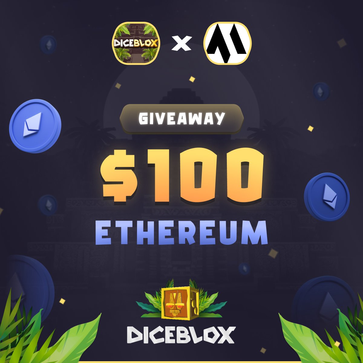 maaksonn's tweet photo. 100$ ETHEREUM GIVEAWAY!

-Follow me and @diceblox 
-Retweet and like
-Tag 1 friend

⌛️Rolling in 7 days! https://t.co/1pAldpSZbs