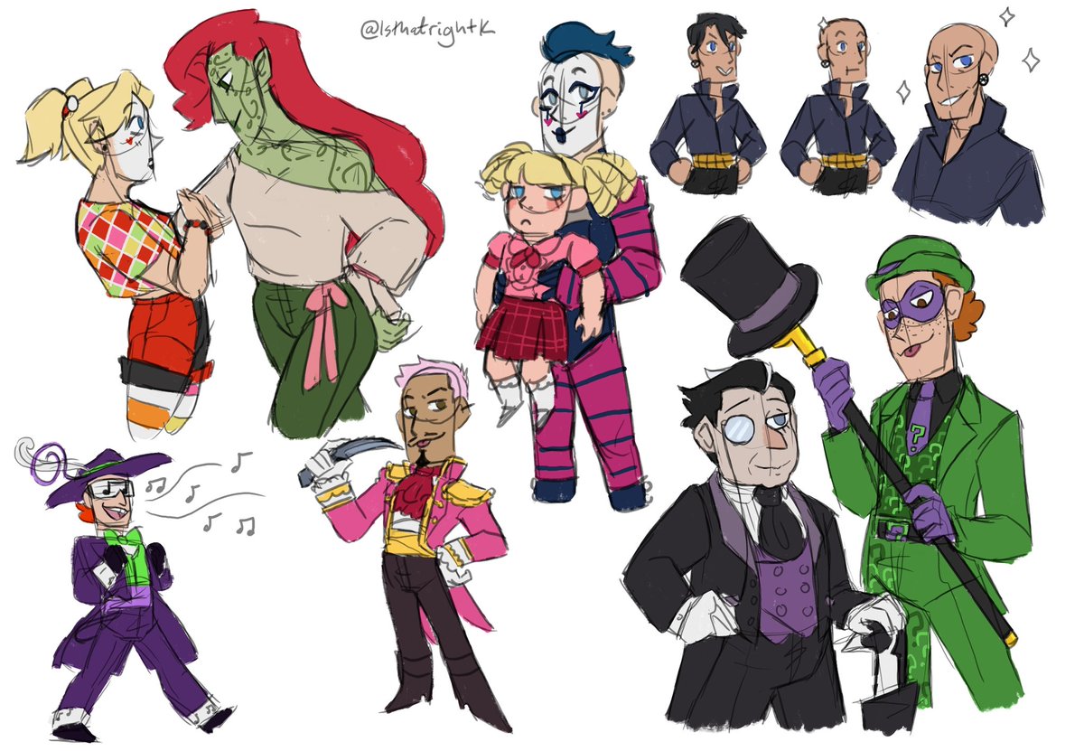 IsthatrightK's tweet photo. Here have a bunch of my DC art dump. Enjoy
#drawing #art #digitalart #fanart #dccomics #dcbatman #gothamrogues #theriddler #thepenguin #harleyquinn #posionivy #catwoman #dcmadhatter #thescarecrow #mrfreeze https://t.co/HafZOVKW9H