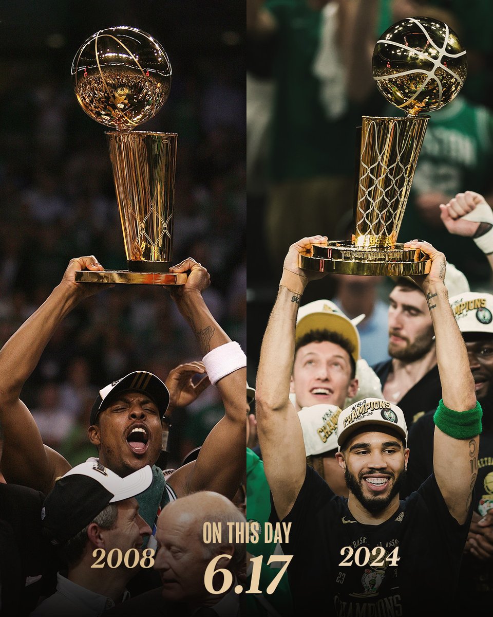 NBAspain's tweet photo. 17 de junio.

💚🏆@Celtics https://t.co/5AjVgYHhkC