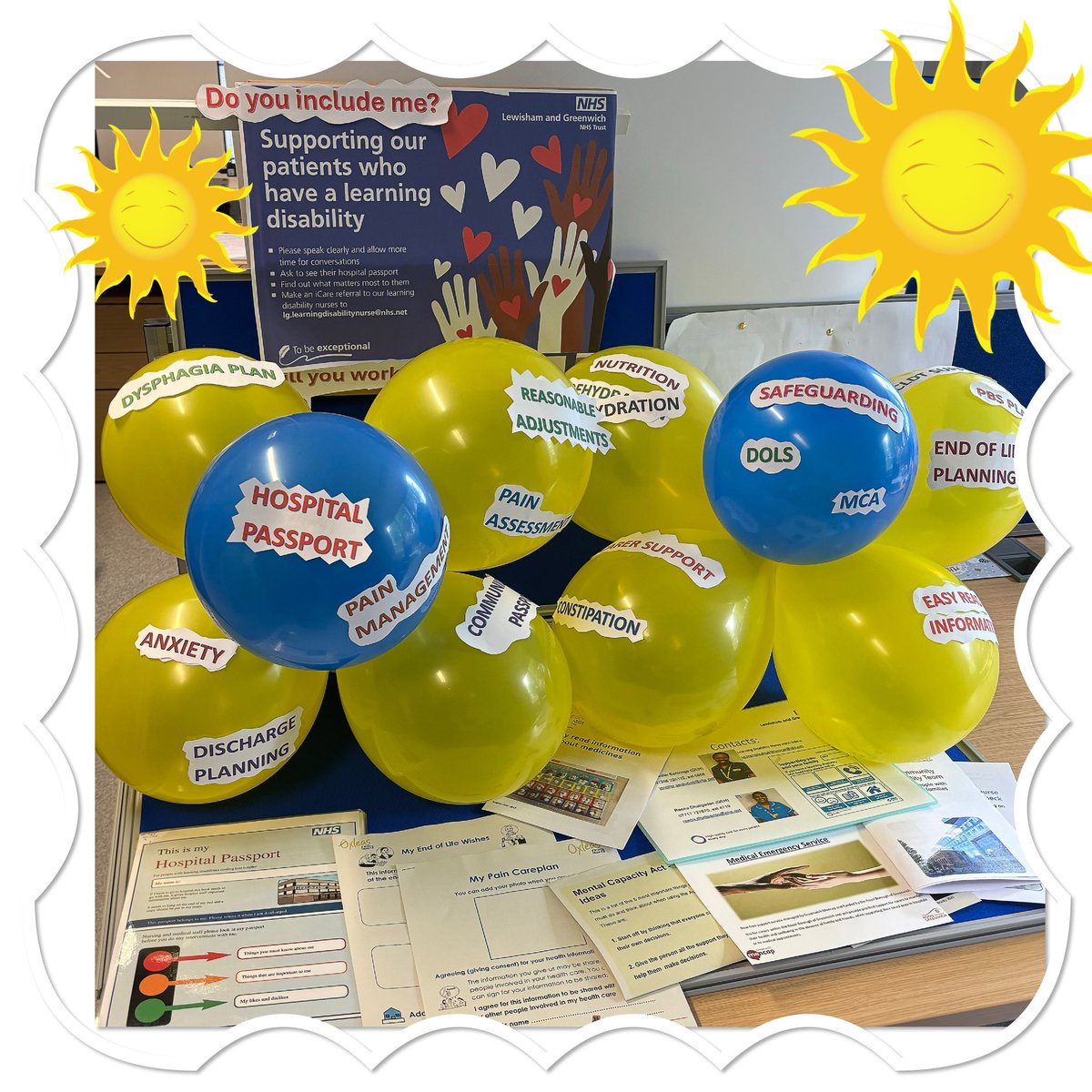 LdSentongo's tweet image. Reasonable Adjustments make a difference. Come  and see us for a chat outside the Restaurant at Queen Elizabeth Hospital. #LearningDisabilityWeek2024