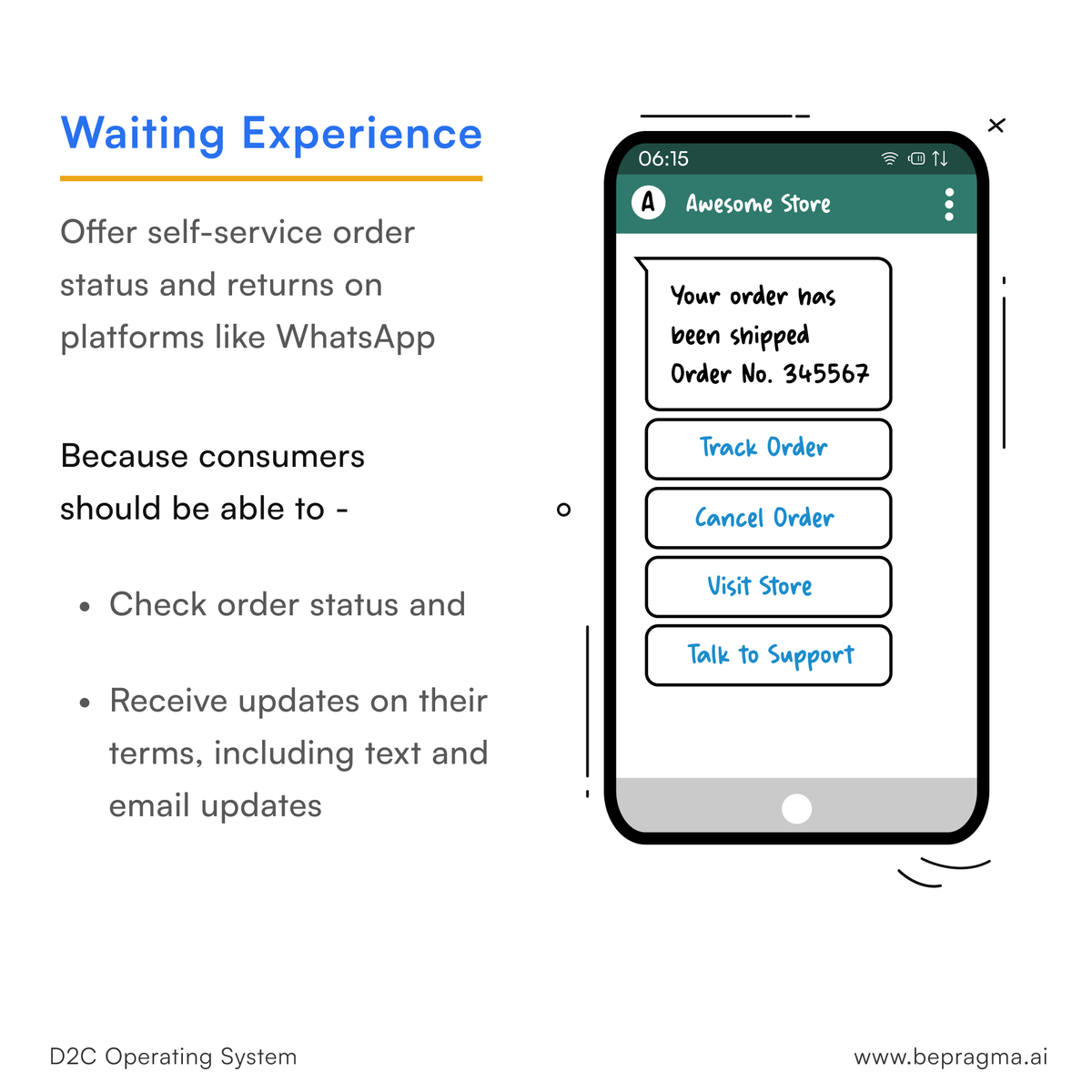bepragma's tweet photo. Our #1checkout offers a rapid checkout experience 🚀

But then comes..

- Realtime Omnichannel Communication
- Automated Returns Management
- Inventory Monitoring, and more

Be Pragmatic → https://t.co/jj8mIxBfKh 🥂

#ecommercebusiness #entrepreneurs #d2c #startupindia #pragma https://t.co/kkImMEKl8p