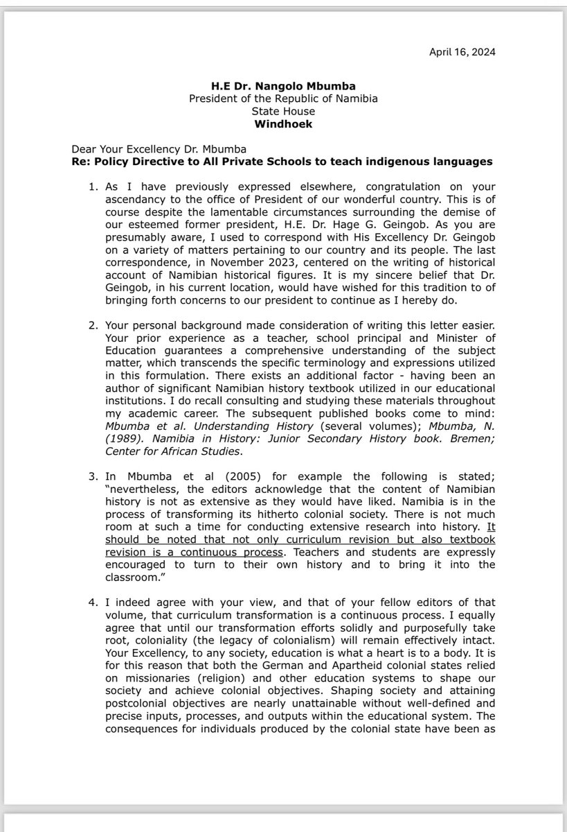 Shipululo's tweet image. Dear Namibians 🇳🇦
As Namibians, in particular those that think are “successful” (the middleclass) we should be careful about bringing up what Rakkel called “rootless generation” 1/4