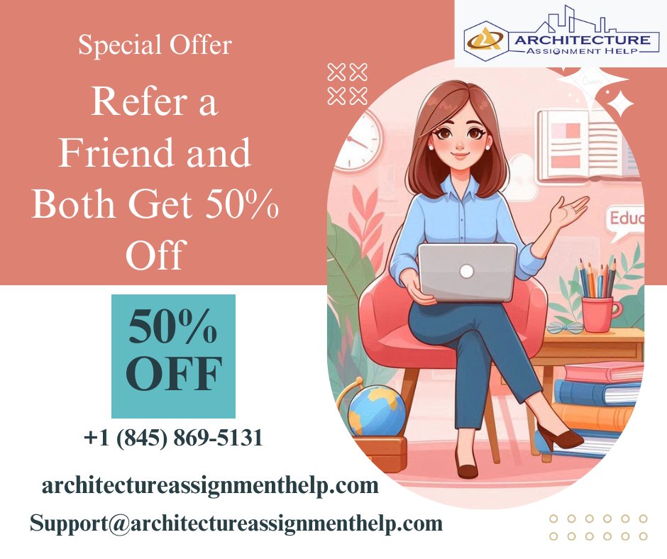 ArchitectureAs5's tweet image. Get expert help to complete your Lumion assignment! Visit architectureassignmenthelp.com/lumion-assignm… for top-notch architectural solutions. Refer a friend and both get 50% Off with code "ARCH50REF". Don't miss out!
#lumionassignmenthelp #architectureassignmenthelp #specialoffer #education #tutor