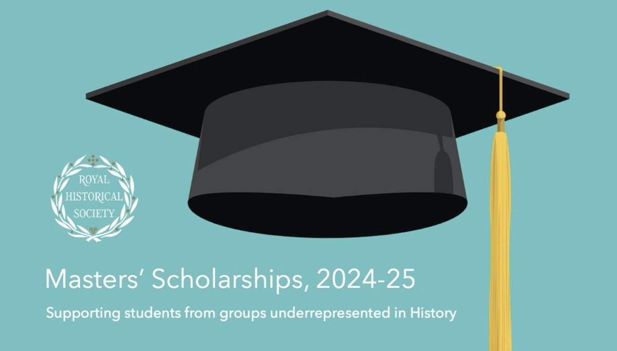 Royal Historical Society (@royalhistsoc) on Twitter photo .<a href="/RoyalHistSoc/">Royal Historical Society</a> welcomes applications to its Masters' Scholarships programme, 2024-25 bit.ly/4bJs8je
This year the Society offers 8 Scholarships of £5,000 each to students from groups underrepresented in #History in UK HE. Closing date: 23 June #twitterstorians .<a href="/RoyalHistSoc/">Royal Historical Society</a> welcomes applications to its Masters' Scholarships programme, 2024-25 bit.ly/4bJs8je
This year the Society offers 8 Scholarships of £5,000 each to students from groups underrepresented in #History in UK HE. Closing date: 23 June #twitterstorians