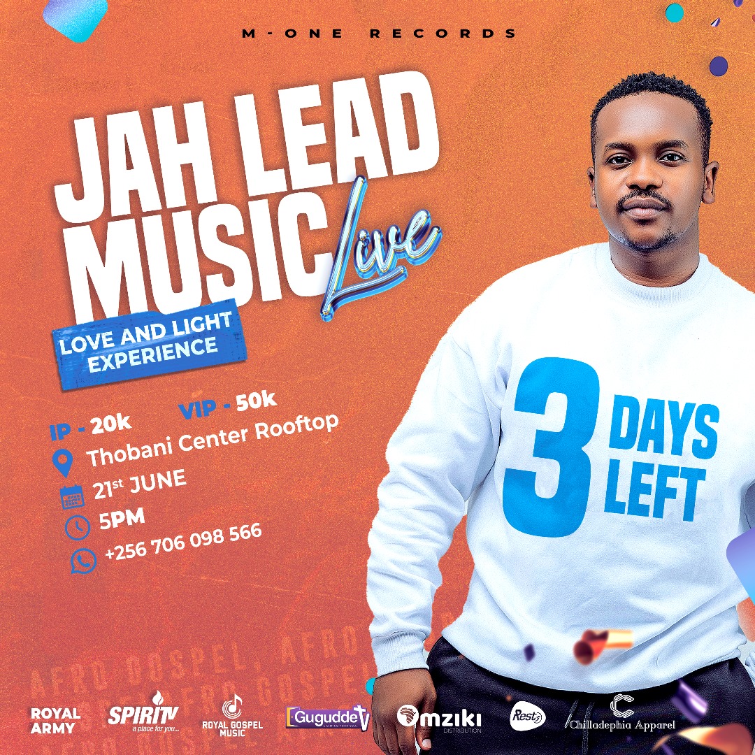 Byona bikole naye nga 21st June 2024 tuli ku Thobani center 

#LoveAndLightExperience 
#JahLeadMusic
#RoyalArmyUganda 
#WeDoItForTheGospel