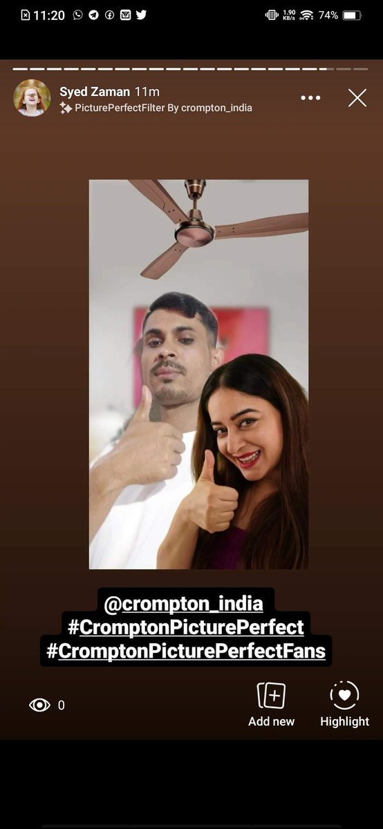 Syed_Zaman10's tweet image. Thank you for the incredible opportunity dear team @Crompton_India
Participated in all platforms 🤞🤞 
#CromptonPicturePerfect
#CromptonPicturePerfectFans
#PicturePerfect
#FanContest
#Crompton
#CromptonIndia