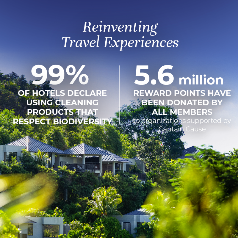 Accor's tweet photo. 🌍 Accor's 2023 Impact Report is now available! We are leading the way in sustainable travel and tourism with a robust strategy focused on collaboration and systemic change. We are proud of our Heartists® for their commitment to environmental and social care.