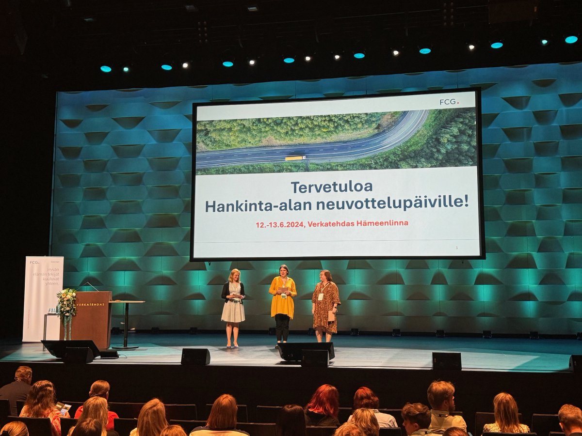 scsoftware_oy's tweet photo. Kiitos antoisista hankinta-alan neuvottelupäivistä  @FCG_Group! Tapahtumassa keskusteltiin mm.  yhteistyömallien kehittämisestä, hankintayksiköiden kohtaamista haasteista muuttuvissa toimintaympäristössä ja tekoälystä hankinnoissa. https://t.co/ggS7T2nrYT