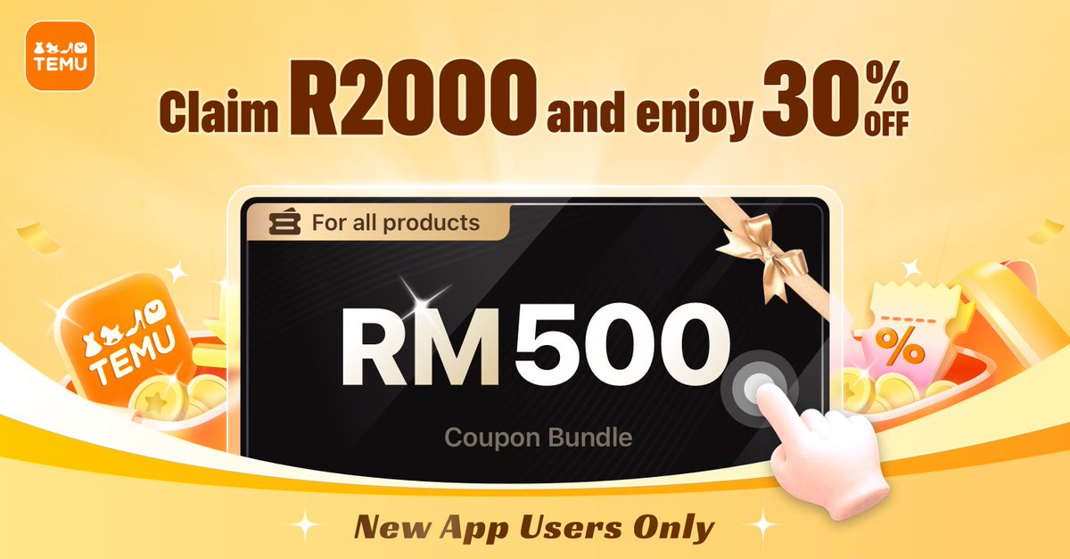Danieldejag's tweet photo. ⭐️Click the link https://t.co/1ePHcr3YKi to get 💰R2,000 coupon bundle or ⭐️ Search  acr827976 on the Temu App to get 💰30% off discount !! https://t.co/lFZWJLV1mH