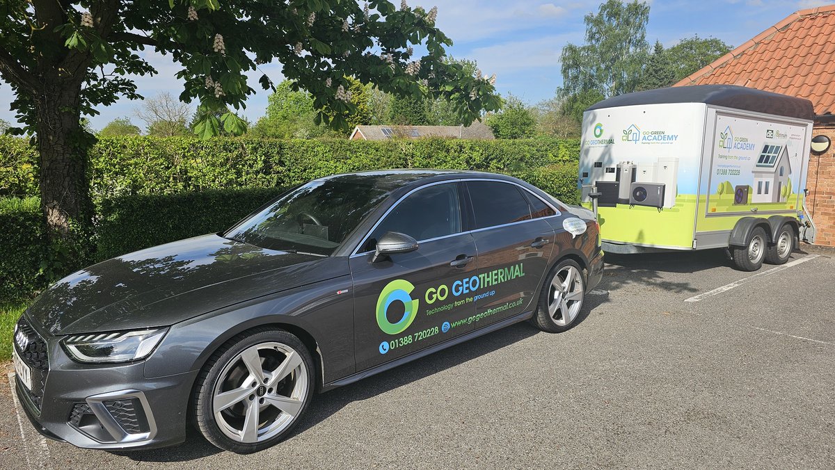 GoGeothermalLtd's tweet image. We are pleased to launch Go Green Academy, the first mobile heat pump BPEC accredited training facility in the country. Go Green Academy also includes our two centre-based training centres in the North East and Midlands. ow.ly/WE6o50SiUvN #heatpumps #mobiletraining #BPEC